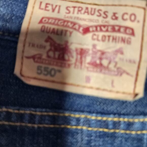 LEVIS EUC MENS SZ 48 x 30. 550  DENIM RELAXED FIT JEANS - Picture 10 of 12